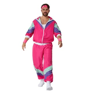 Herrenkostüm Retro 80er 90er Jahre Jogginganzug