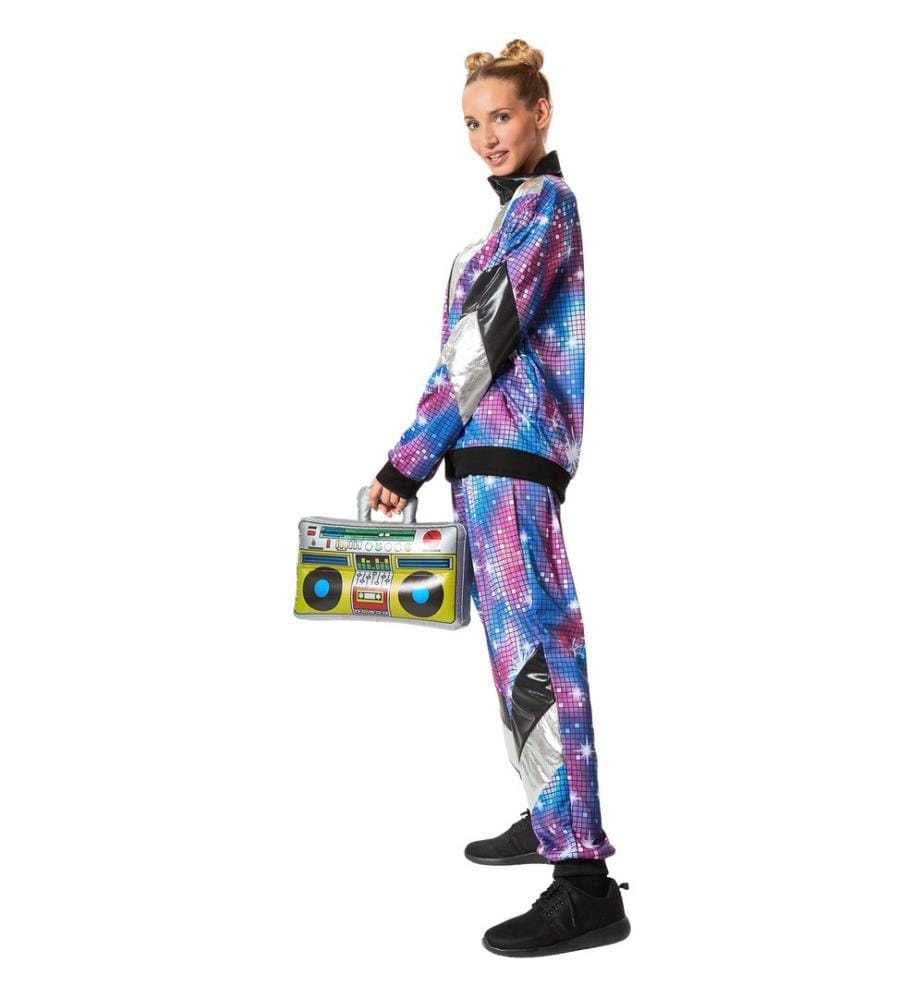 Costume da donna retrò anni '80'90 discotuta da jogging
