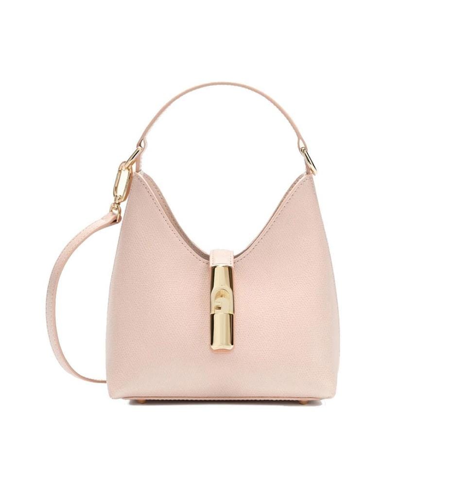 Iride Mini Hobo W/Strap - Dusty Pink