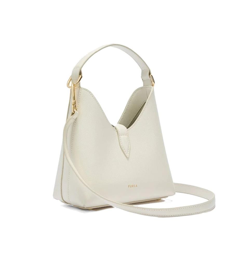 Iride Mini Hobo W/Strap - Crème