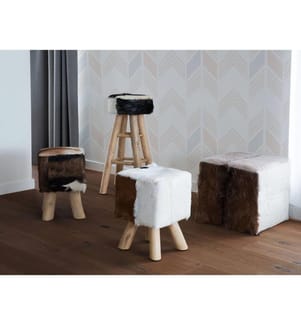 Repose-pied DALTON Cuir Marron