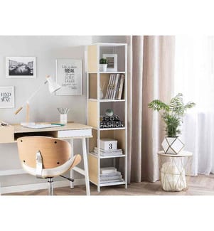 Étagère à 5 niveaux BOGOTA 165 cm Blanc