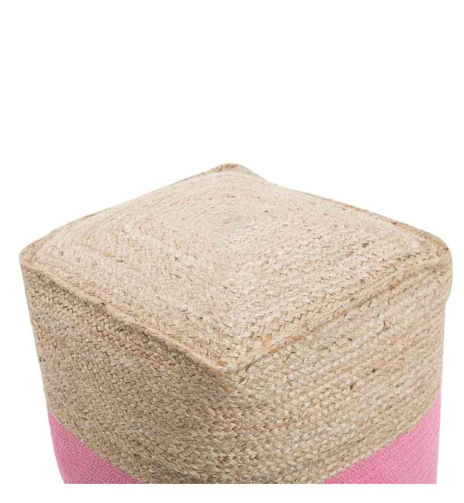 Pouf KIRAMA Jute Rose