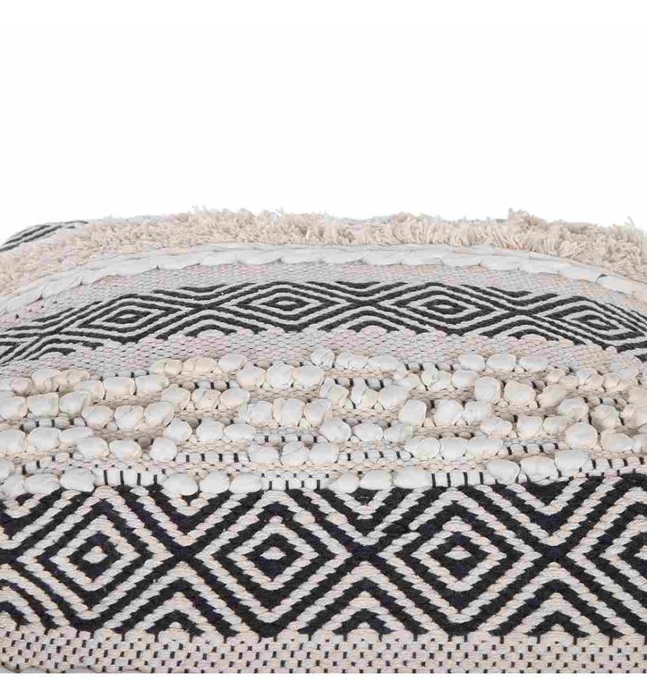 Pouf KANAM Coton Beige clair