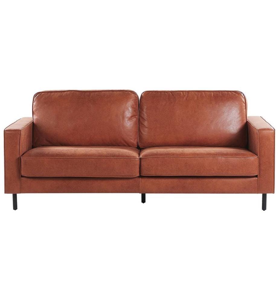 Set da salotto 4 posti SAVALEN Pelle sintetica Marrone dorato