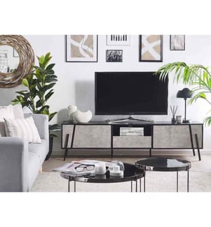 TV-Möbel BLACKPOOL Grauer Betoneffekt