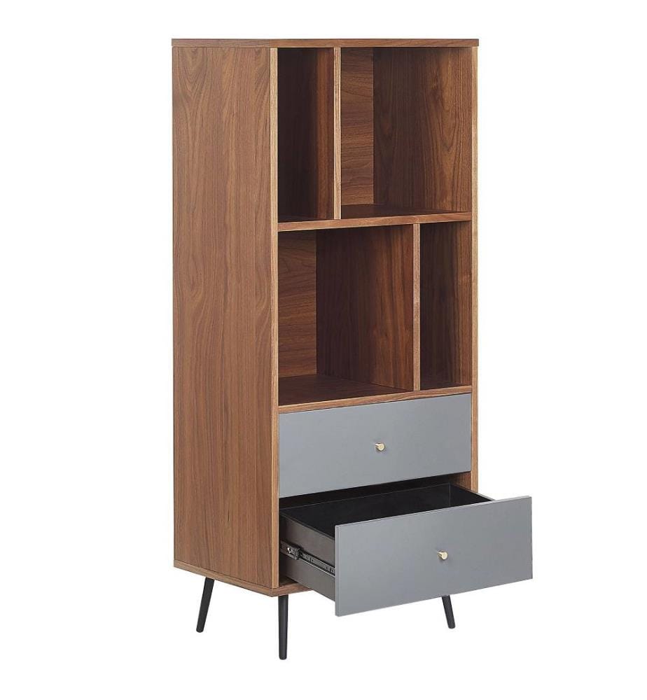 Regal RICHMOND 139 cm Dunkle Walnuss