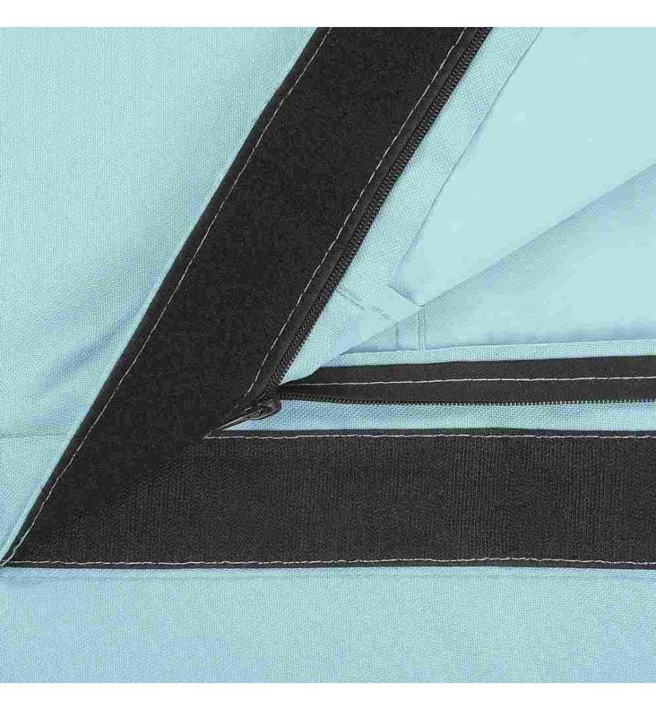 Sitzsack 600 L FUZZY 180 cm 230 cm Hellblau