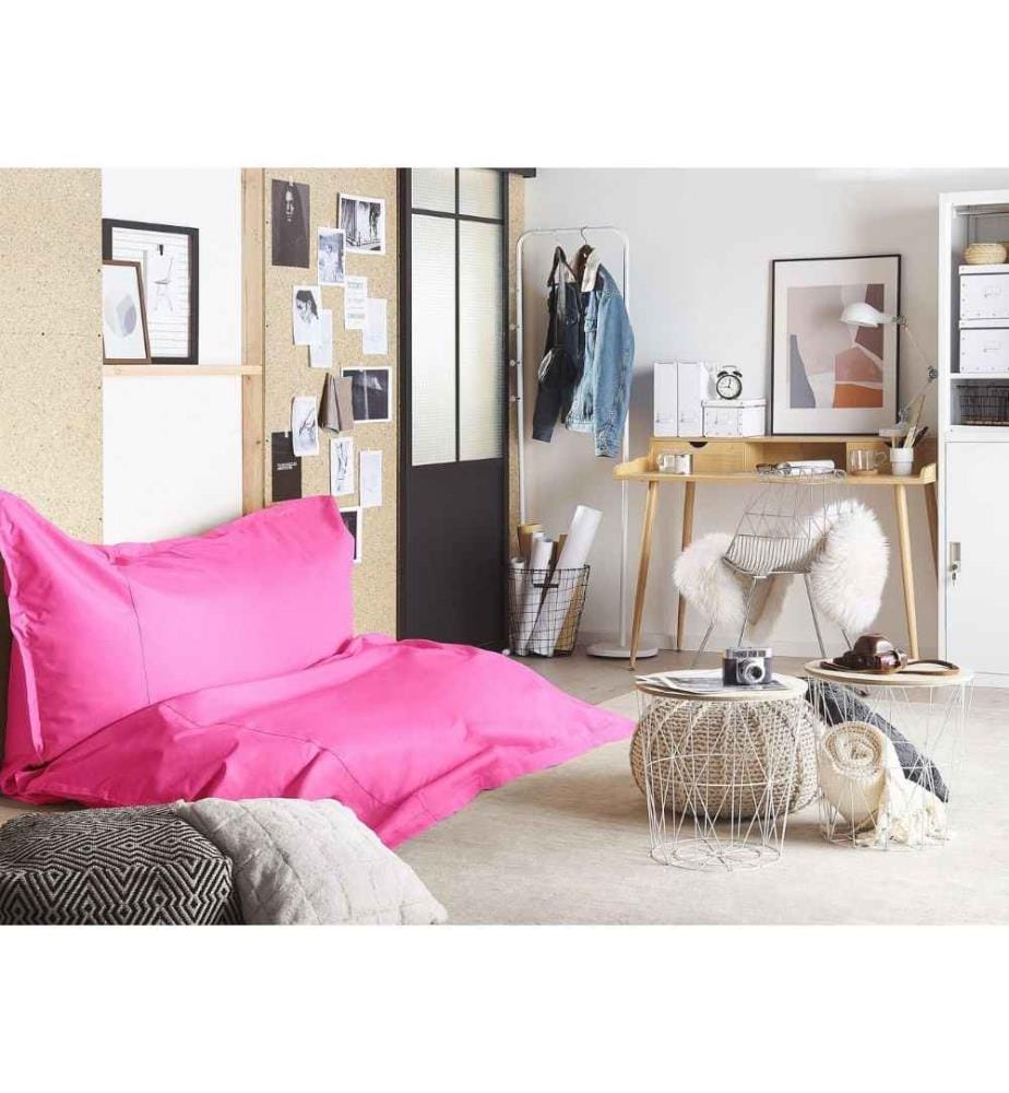 Sitzsack 600 L FUZZY 180 cm 230 cm Fuchsia