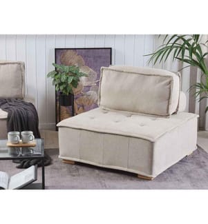 Sesselmodul TIBRO Stoff Hellbeige