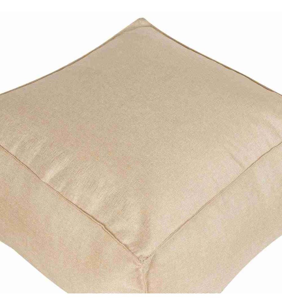 Pouf MUKKI Stoff Cremeweiss