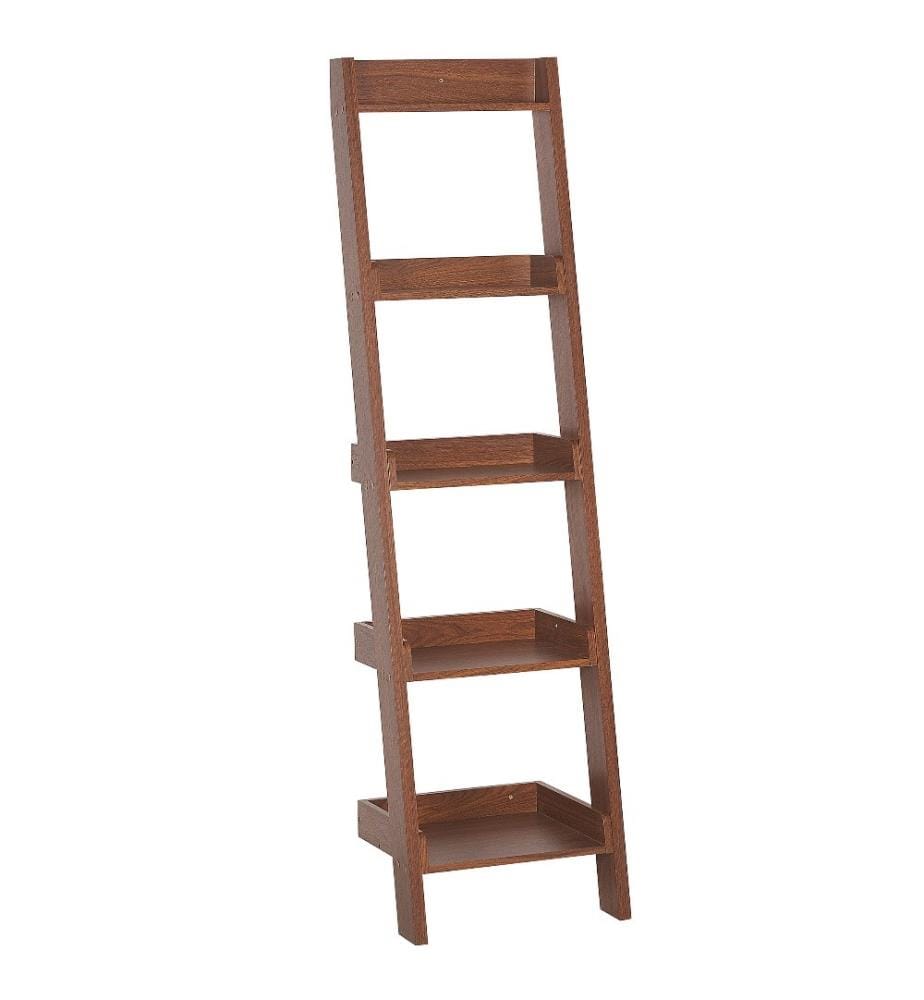 5 Tier Shelving Unit MOBILE DUO 169 cm Dark Brown