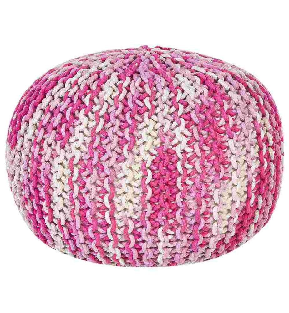 Pouf CONRAD Coton Rose