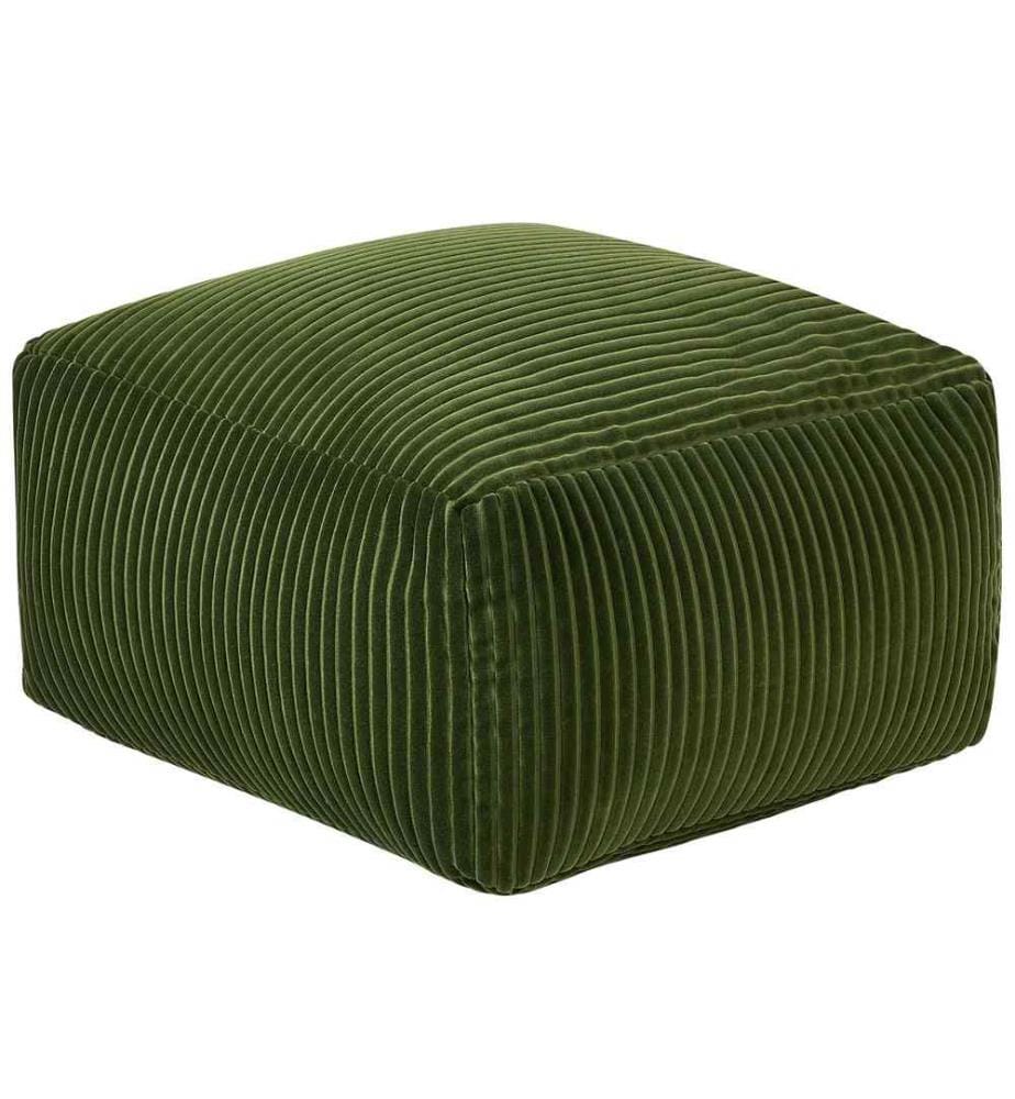 Pouf MUKKI Baumwolle Dunkelgrün