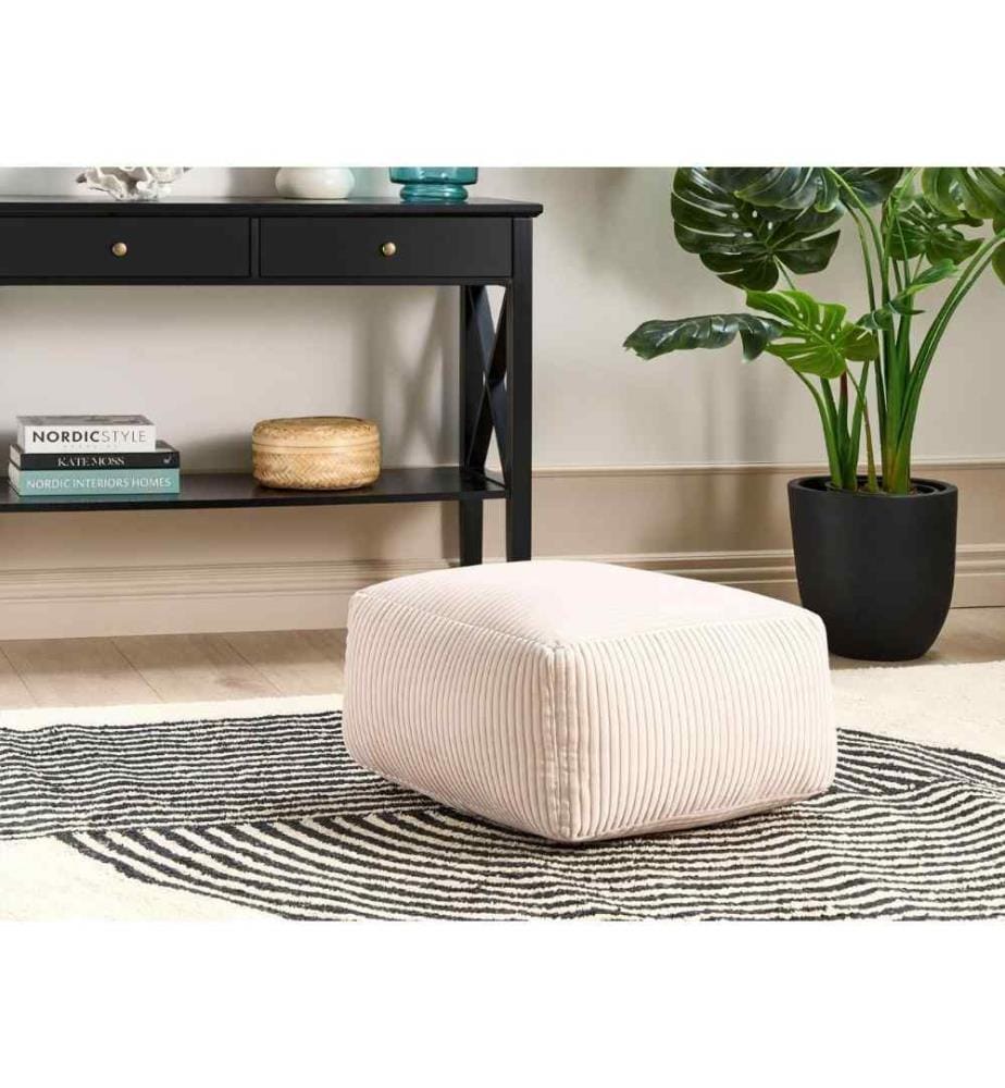 Pouf MUKKI Coton Beige