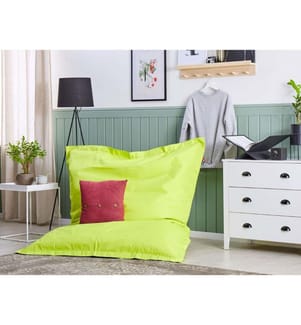 Fodera per Poltrona Sacco FUZZY 180 cm 140 cm Verde lime