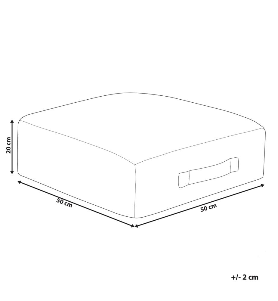 Pouf SHASA Coton Beige