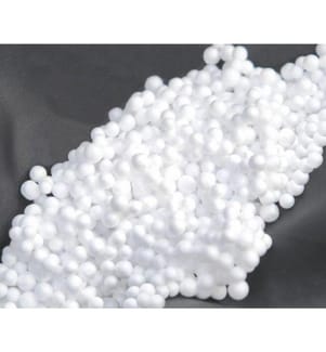 Poltrona sacco 300 L FUZZY EPS 10 cm 60 cm Bianco