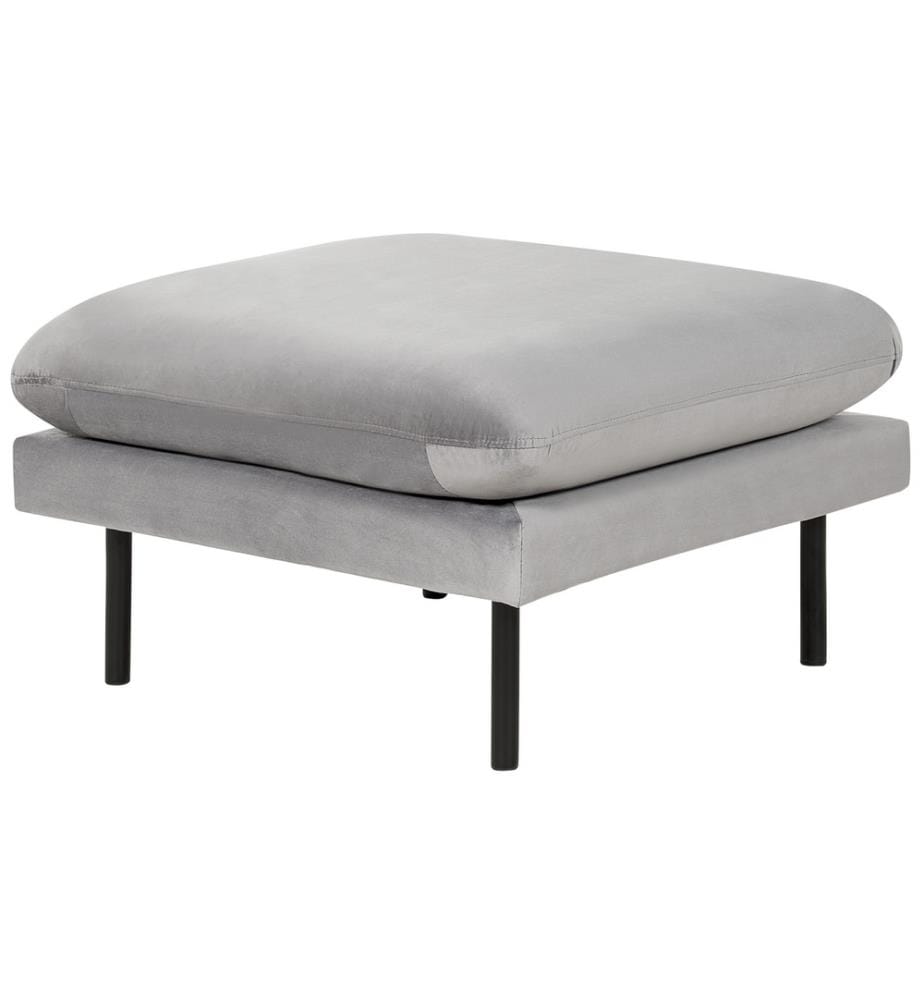 Ottoman VINTERBRO Velours Gris