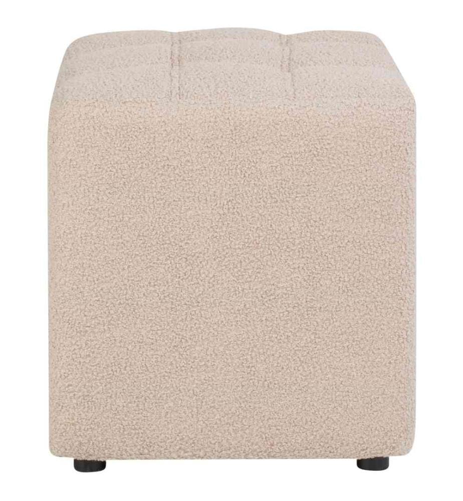 Pouf KANSAS Bouclé Beige