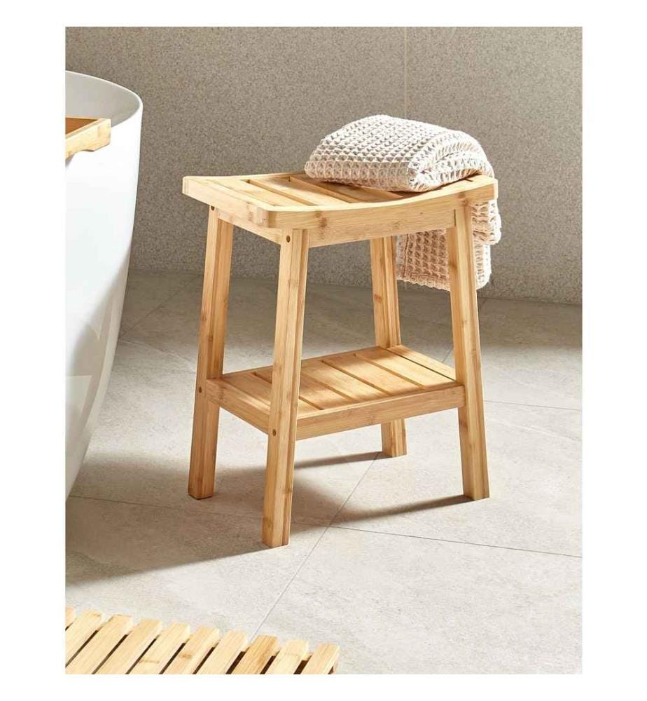 Table d'appoint TREMONT Bambou Marron clair