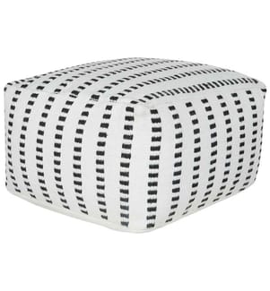 Pouf GAJAN Tessuto Bianco
