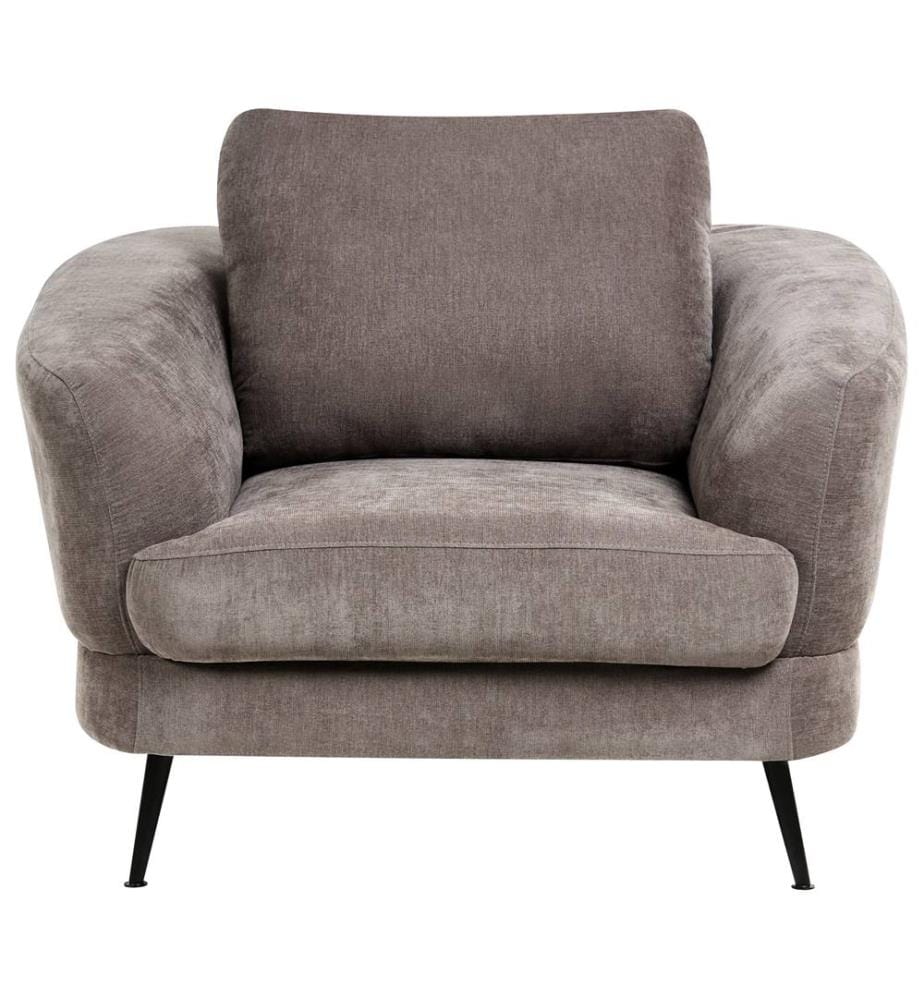 Sessel KJAER Chenillegewebe Taupe