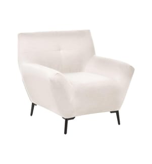 Poltrona LAKENE Tessuto Bianco sporco