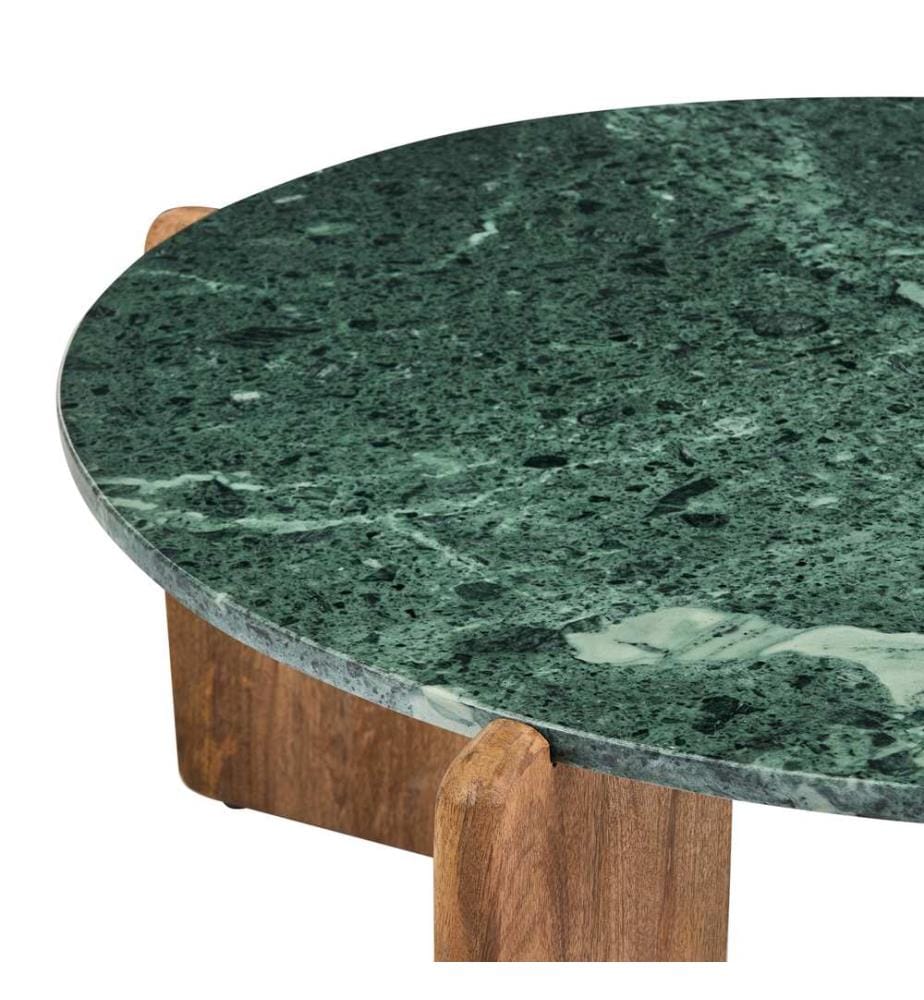Table basse LUNO Marbre Vert foncé