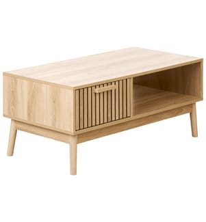 Table basse LYNWOOD Marron clair avec rangement