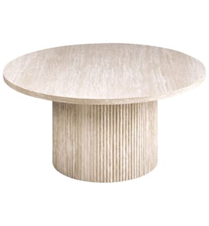 Table basse AMMON Effet travertin