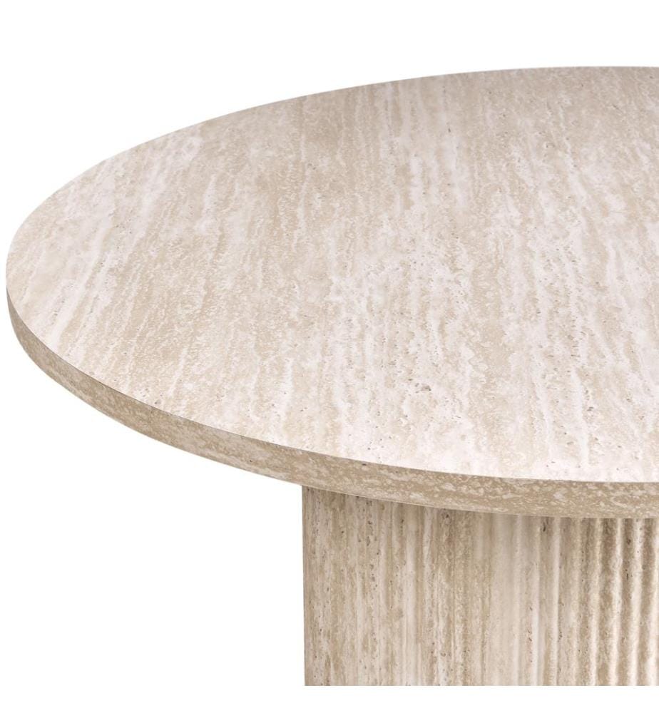 Table basse AMMON Effet travertin