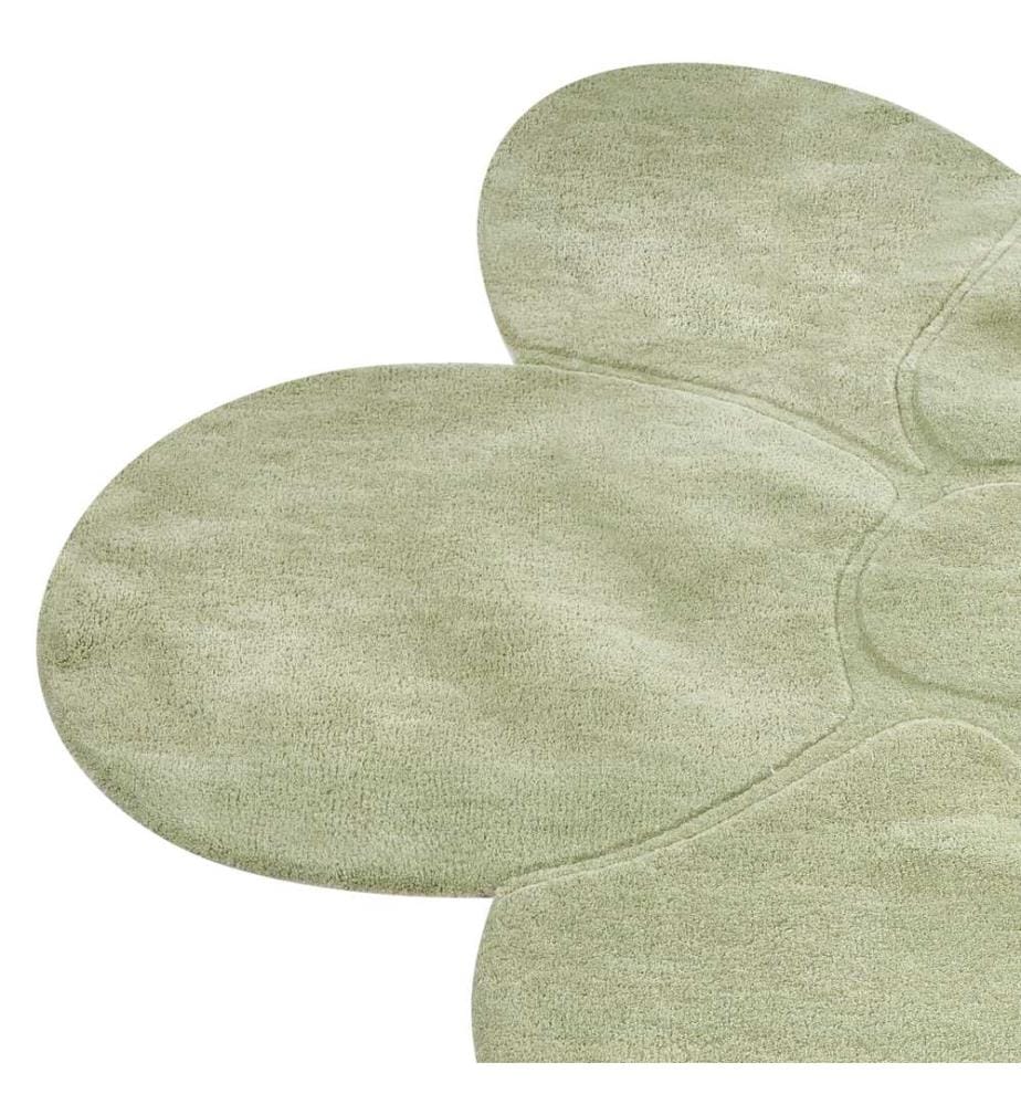 Teppich KOKKINI Hellgrün ø 140 cm Wolle
