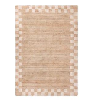 Teppich BEED Hellbeige 160 x 230 cm Jute