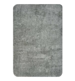Badematte URLANA Grau 60 x 90 cm Mikrofaser