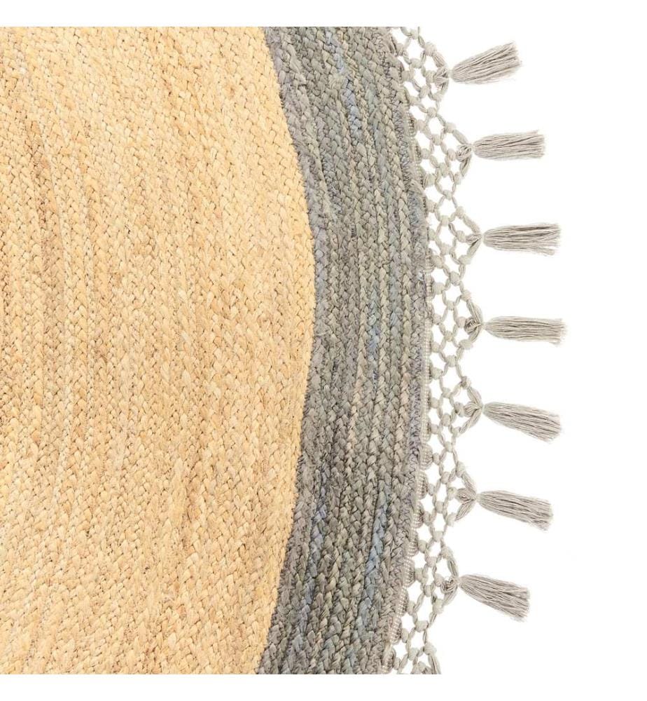 Teppich MARTS Grau ø 200 cm Jute