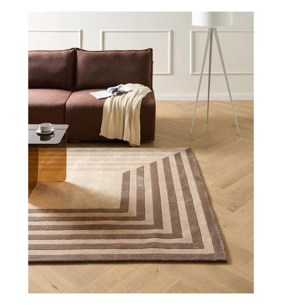 Teppich SARAI Beige 200 x 300 cm Viskose