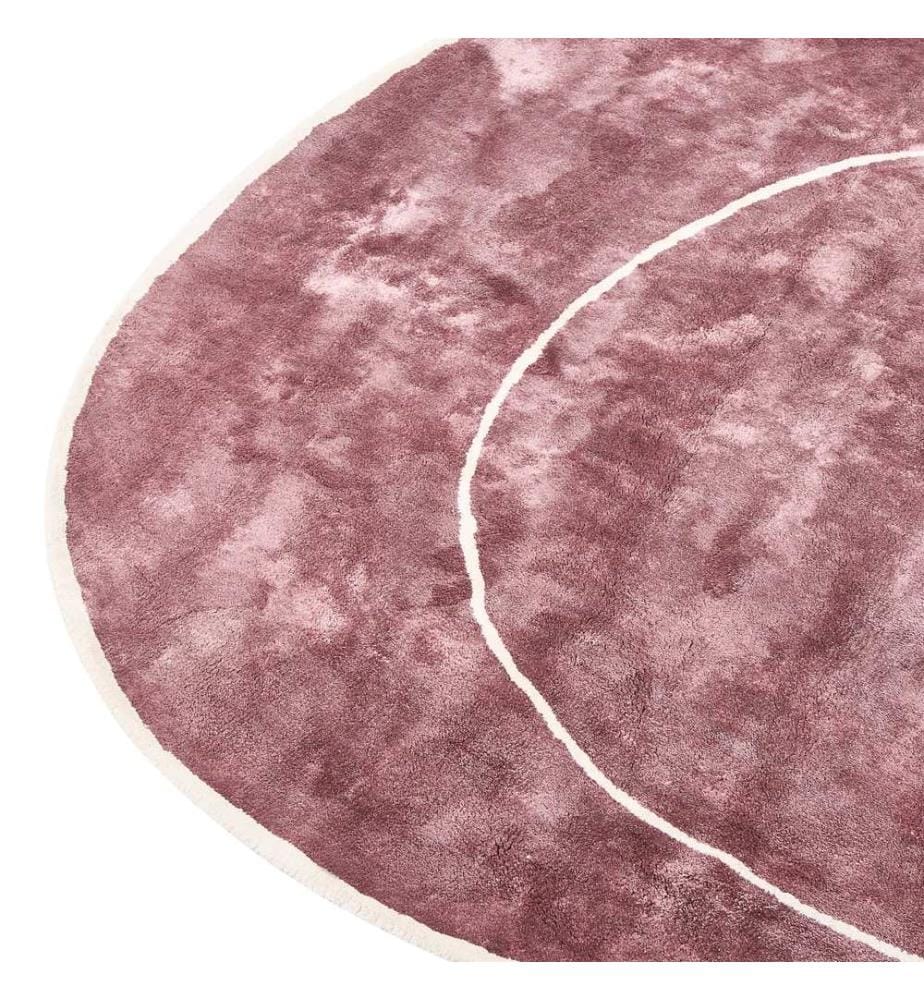 Teppich KANRACH Rosa 200 x 200 cm Viskose