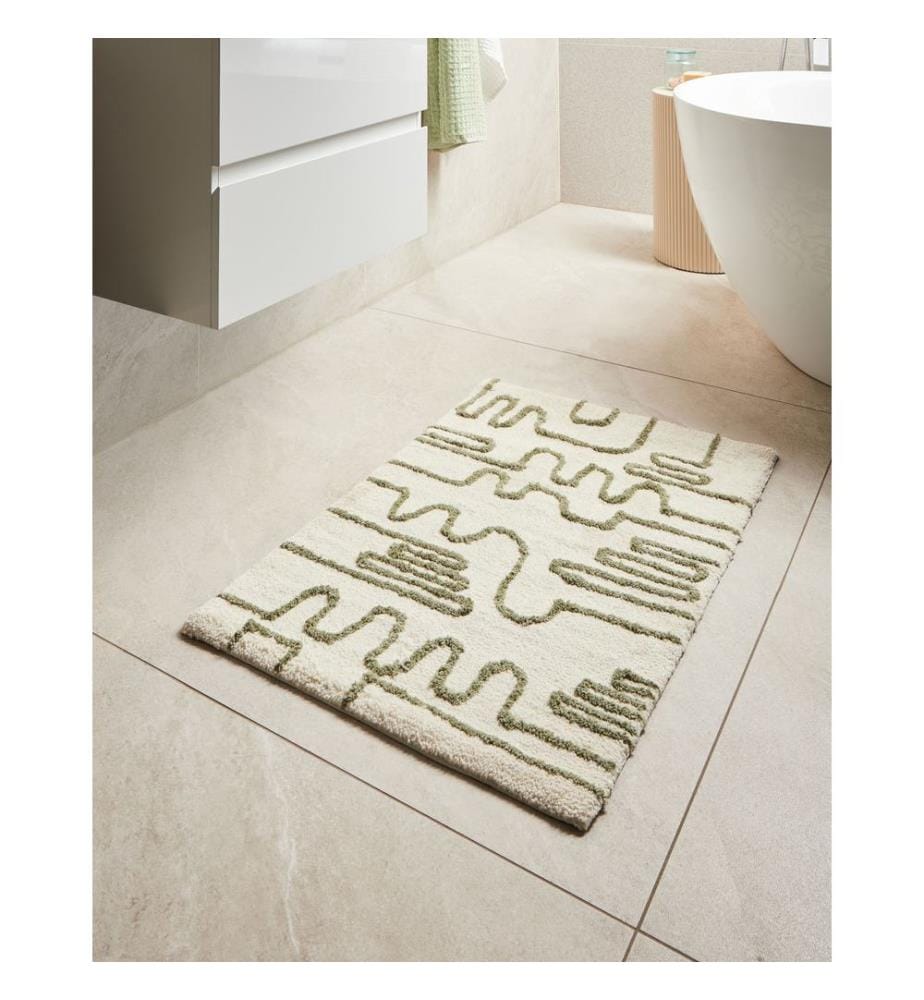 Badematte DAHARL Beige 60 x 90 cm
