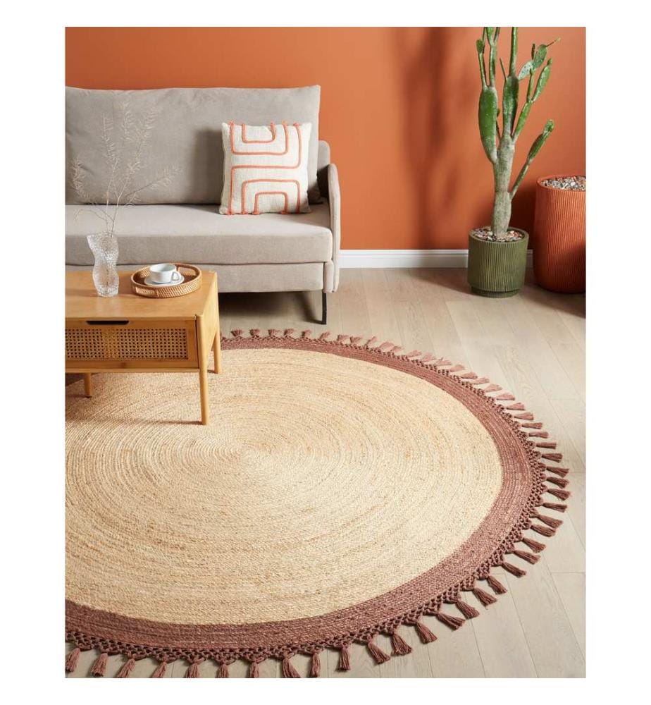 Teppich MARTS Braun ø 200 cm Jute