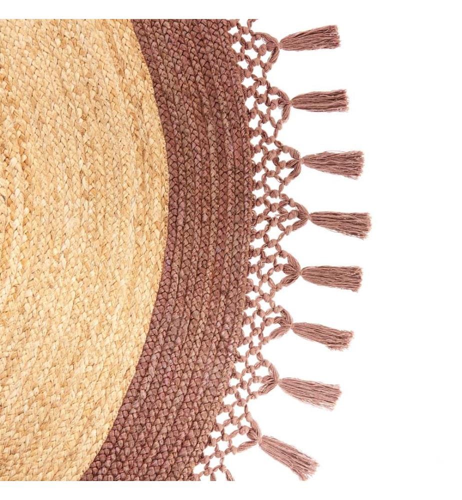 Teppich MARTS Braun ø 200 cm Jute