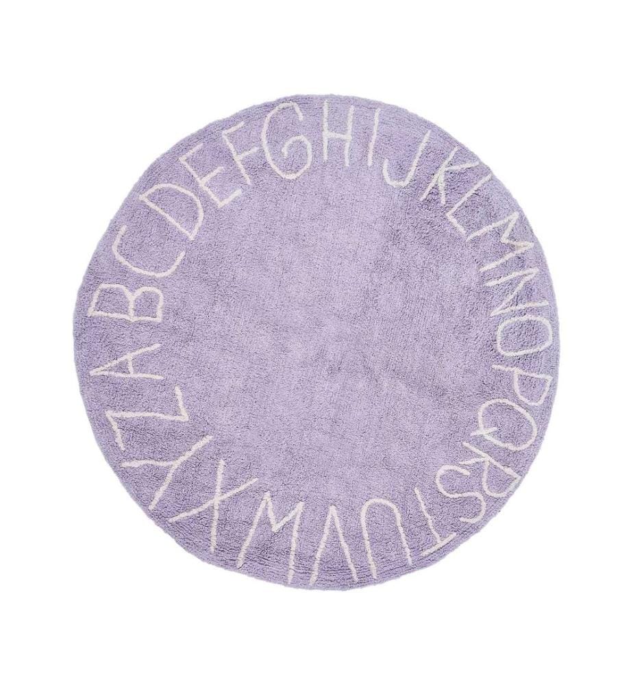 Kinderteppich VURGUN Hellviolett ø 120 cm Baumwolle