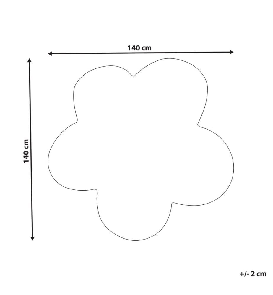 Teppich KOKKINI Violett ø 140 cm Wolle