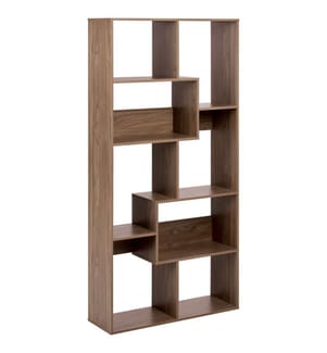 6 Tier Bookcase CHATEH 180 cm Brown