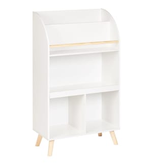 3 Tier Bookcase LILOET 102 cm White