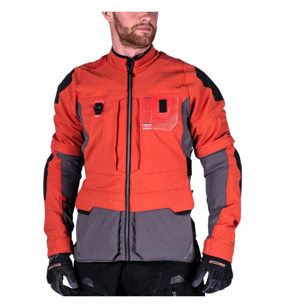 Jacke ADV Rally 5.5 V25 burn orangerot-grau-schwarz