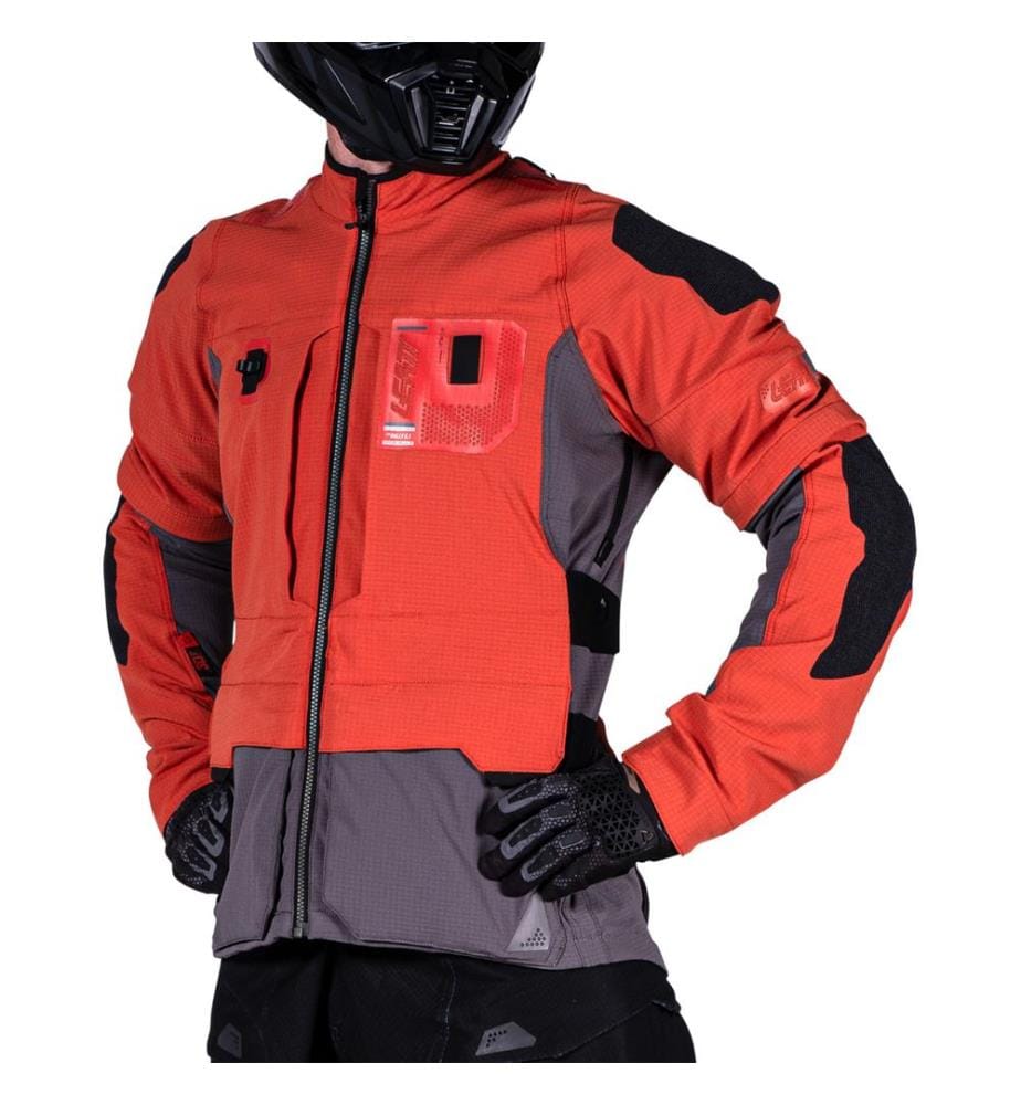 Jacke ADV Rally 5.5 V25 burn orangerot-grau-schwarz