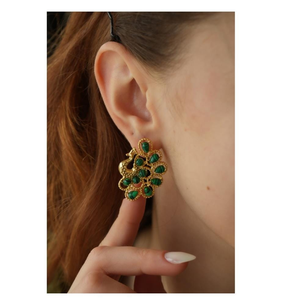 Orecchini di agata - Verde