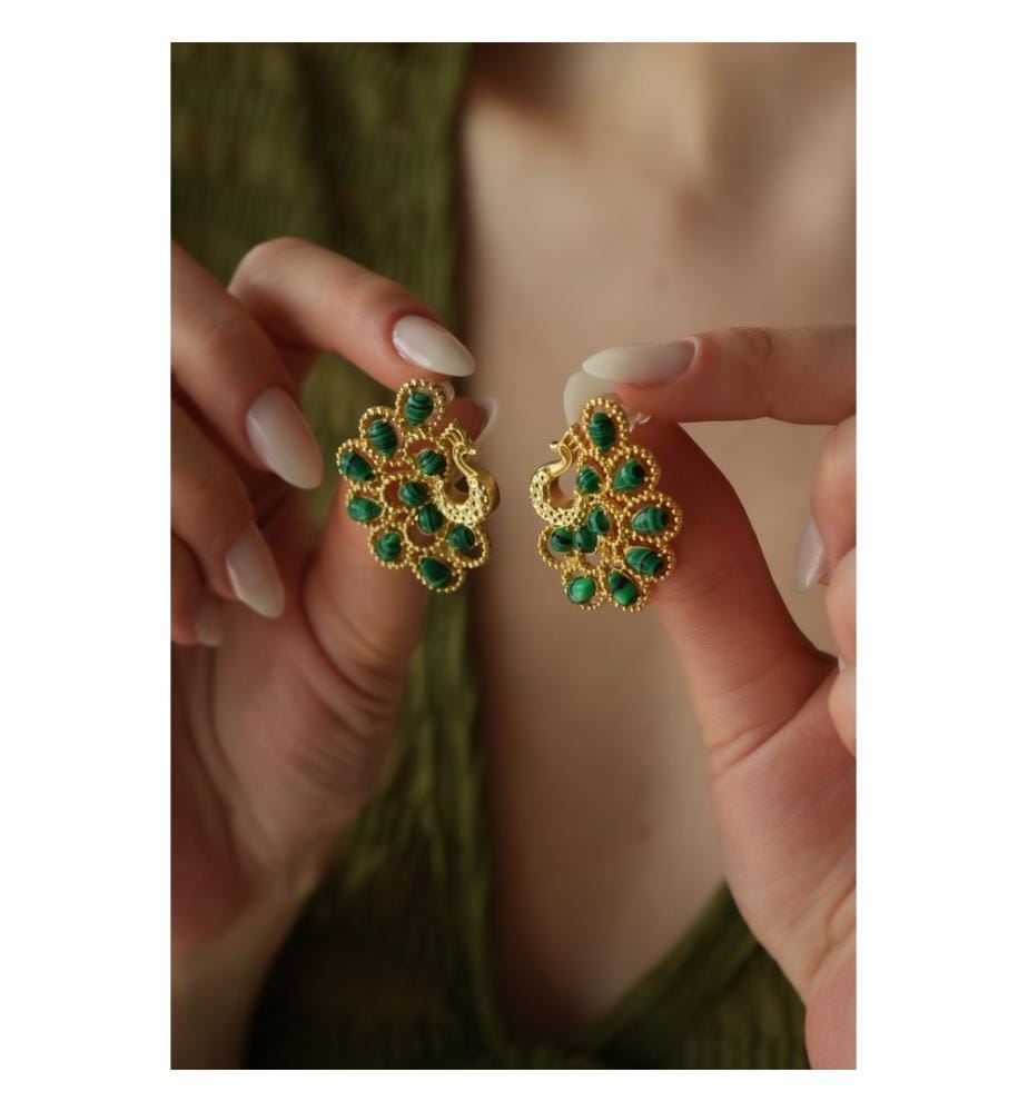 Orecchini di agata - Verde