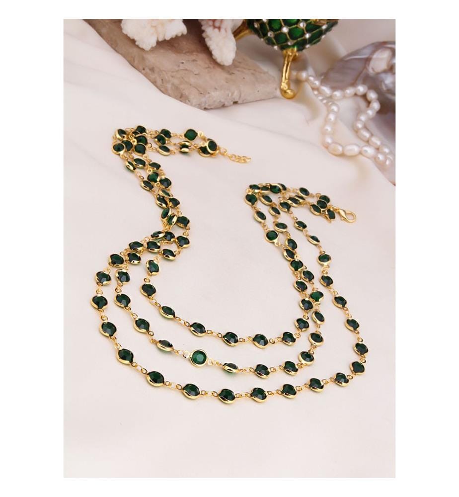 Collana di cristallo - Verde
